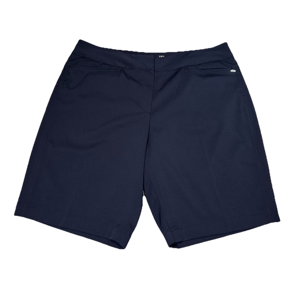 Tail Classic 21" Golf Shorts Sz 18 Women Plus Navy Blue Activewear Performance